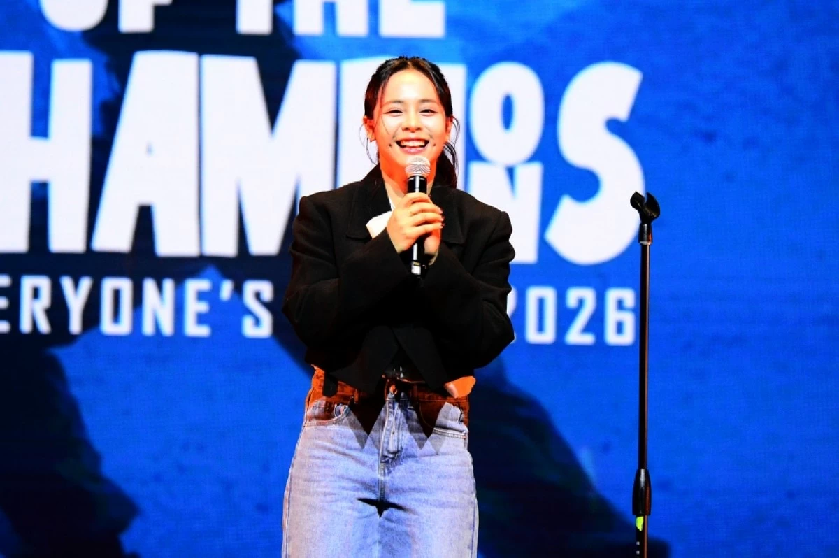 Gwyn Dorado at “Everyone’s KPOP: Battle of the Champions” competition on March 4 at the Metropolitan Theater in Manila (Jonathan Hicap) 
