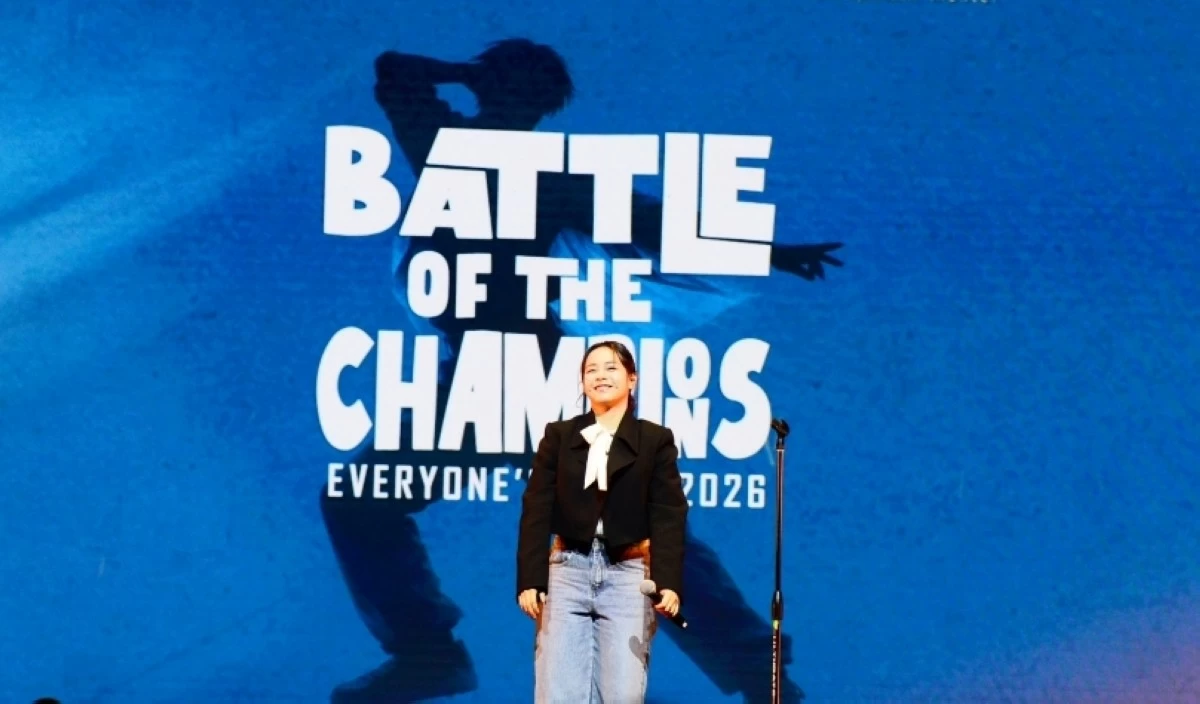 Gwyn Dorado at “Everyone’s KPOP: Battle of the Champions” competition on March 4 at the Metropolitan Theater in Manila (Jonathan Hicap) 
