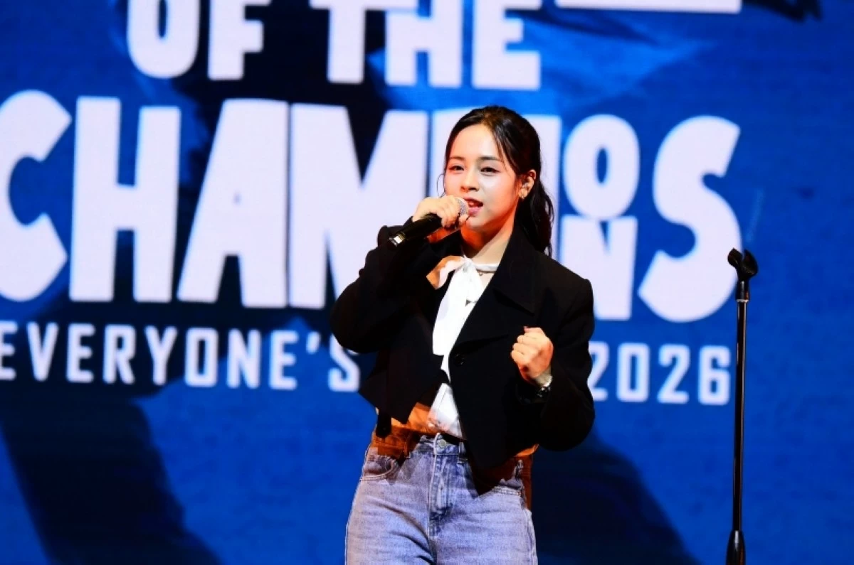 Gwyn Dorado at “Everyone’s KPOP: Battle of the Champions” competition on March 4 at the Metropolitan Theater in Manila (Jonathan Hicap) 
