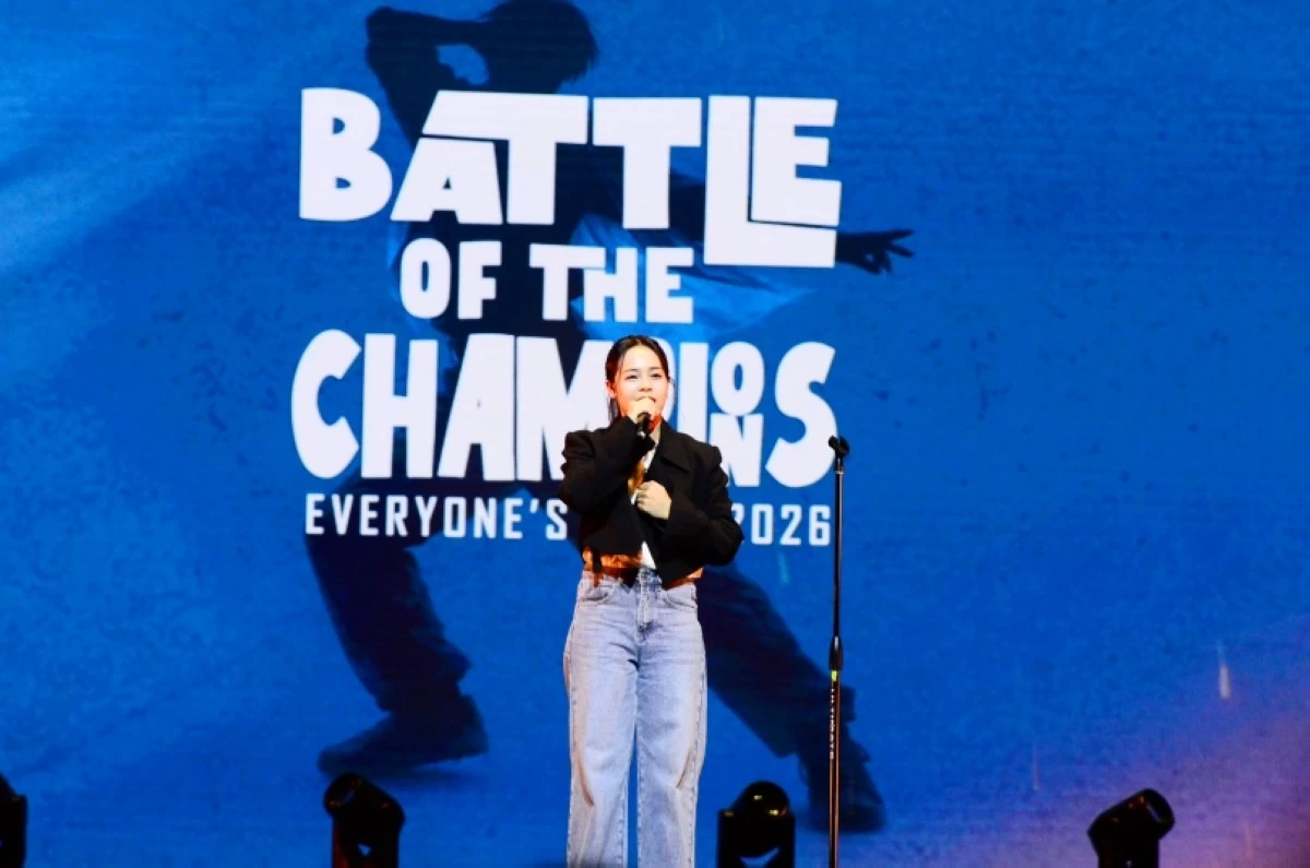 Gwyn Dorado at “Everyone’s KPOP: Battle of the Champions” competition on March 4 at the Metropolitan Theater in Manila (Jonathan Hicap) 
