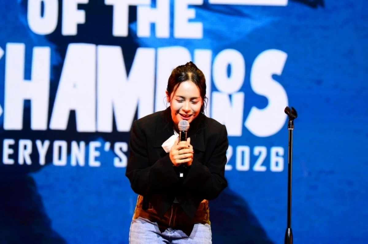 Gwyn Dorado at “Everyone’s KPOP: Battle of the Champions” competition on March 4 at the Metropolitan Theater in Manila (Jonathan Hicap) 

