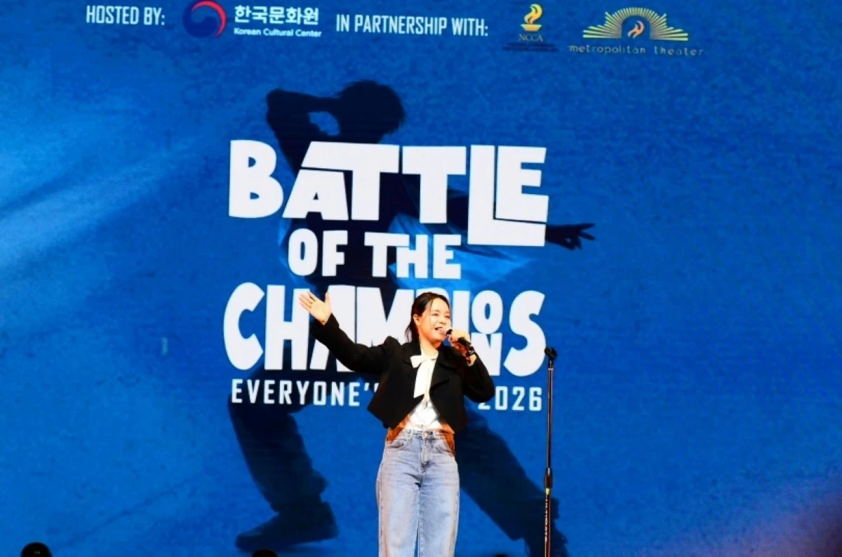 Gwyn Dorado at “Everyone’s KPOP: Battle of the Champions” competition on March 4 at the Metropolitan Theater in Manila (Jonathan Hicap) 
