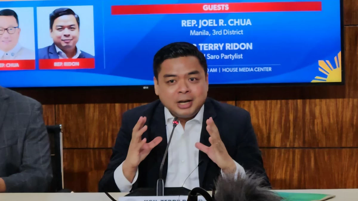 Bicol Saro Party-list Rep. Terry Ridon (Ellson Quismorio / MANILA BULLETIN)