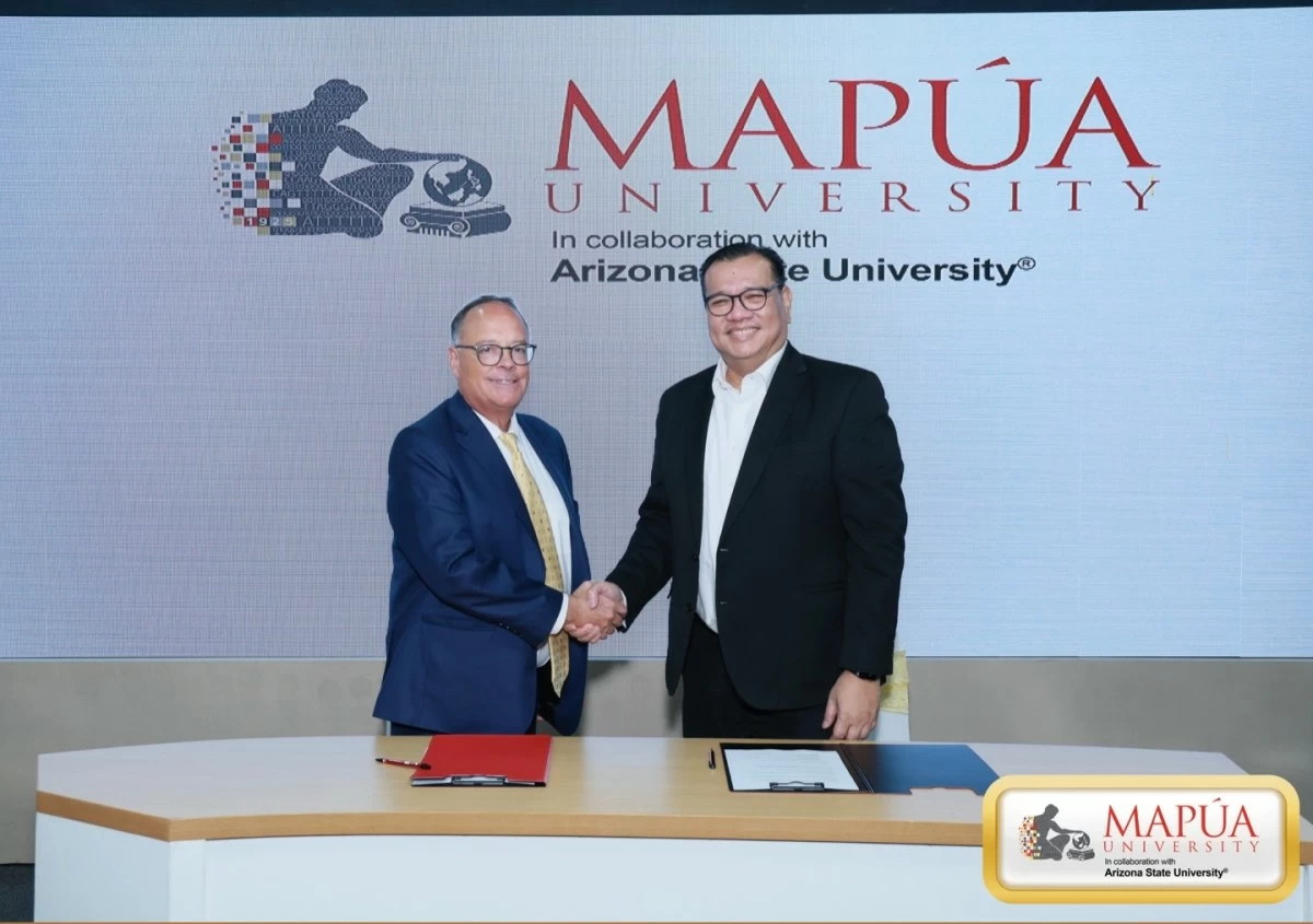 DR. RICK SHANGRAW, President of Cintana Education, and Dr. Dodjie Maestrecampo, President and CEO Mapúa University. 