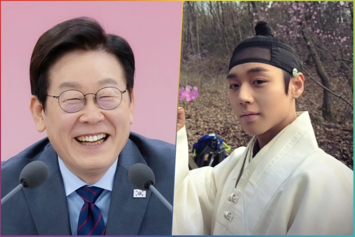 South Korean President Lee Jae Myung (left) and Korean actor and singer Park Ji-hoon (Facebook, X) 
