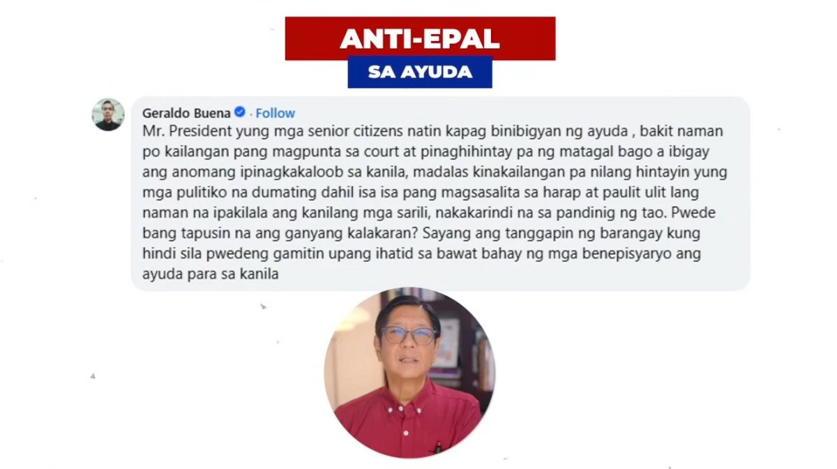 President Marcos/YouTube screenshot