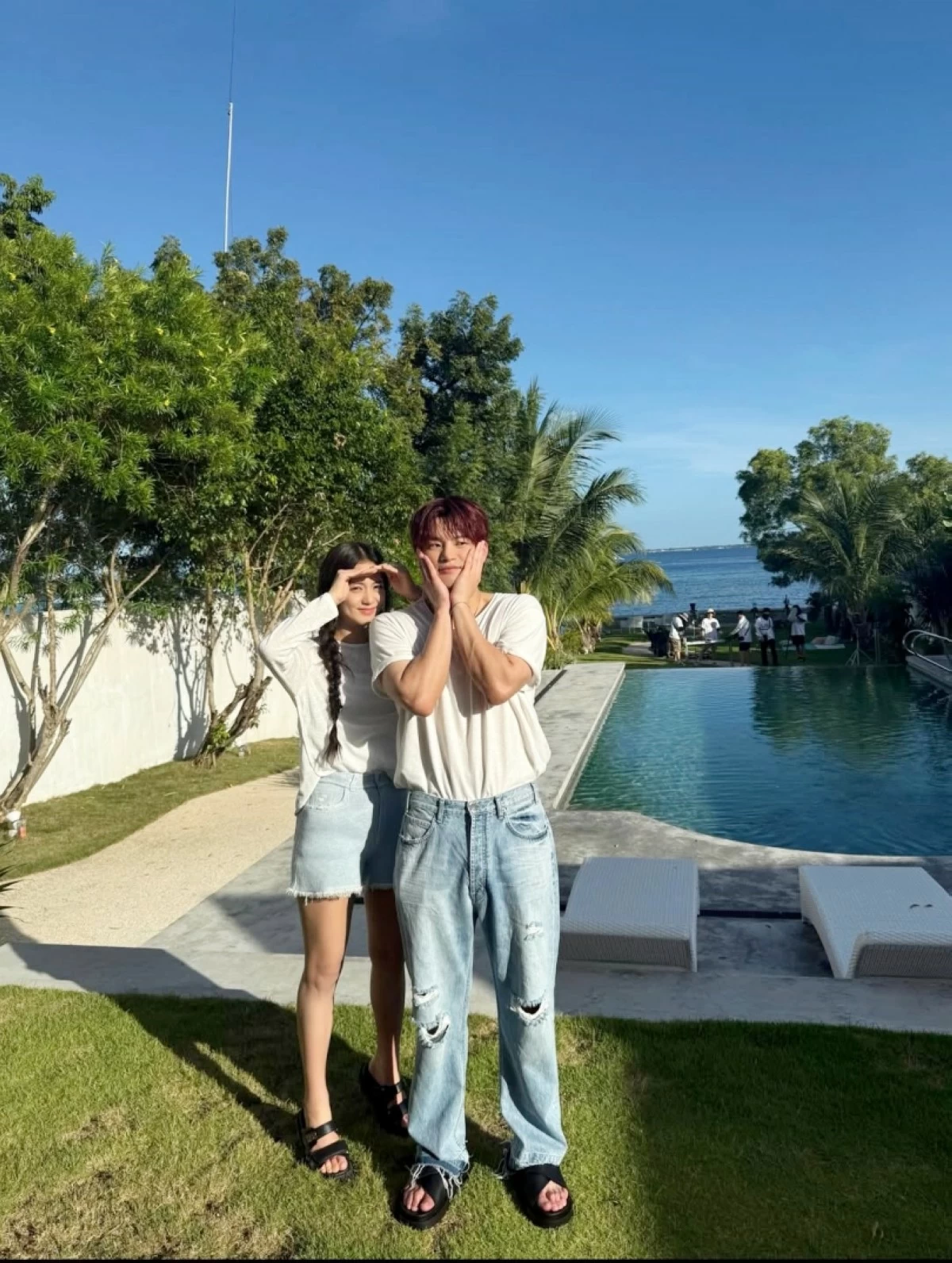 Jisoo and Seo In-guk (Instagram) 