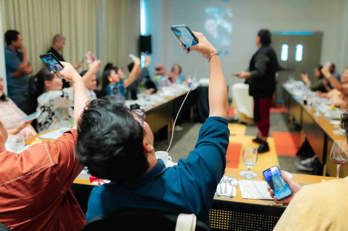 Participants during their session with Mr. Kris Cruz
