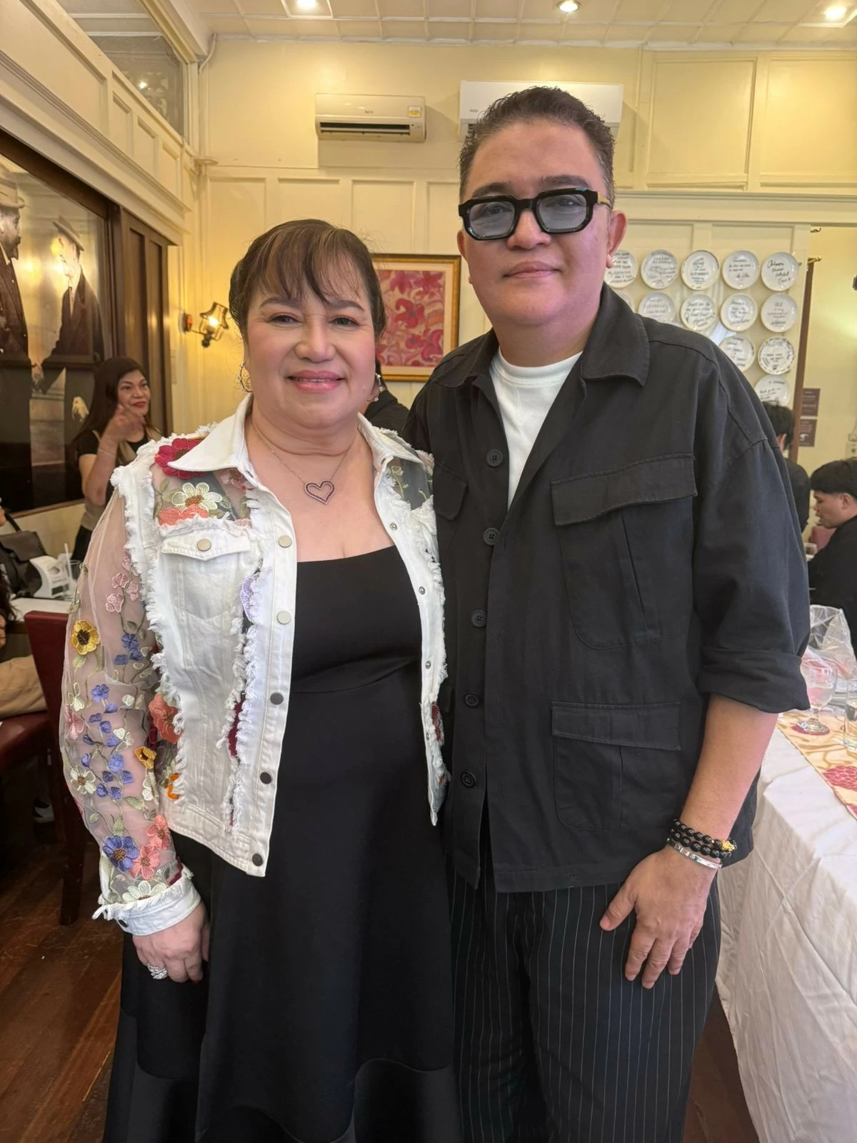 Showbiz Best Dressed Cecille Bravo will be one of the muses of the show, wearing pieces from the collection of her good friend Raymund Saul (right)
