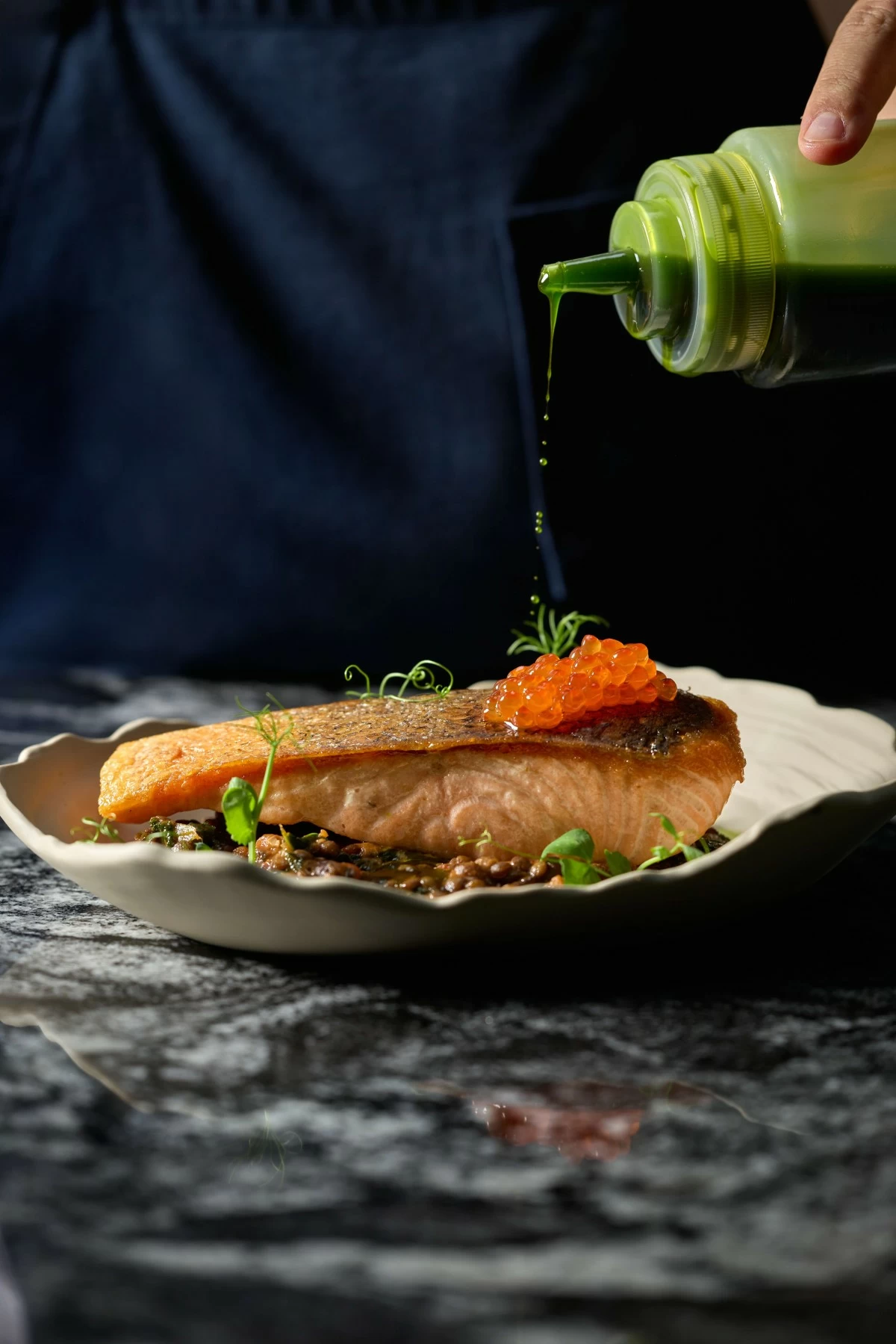 Seared Tasmanian Salmon at The 48-Minute Lunch Express Menu of Gordon Ramsay Bar & Grill Philippines, Newport World Resorts
