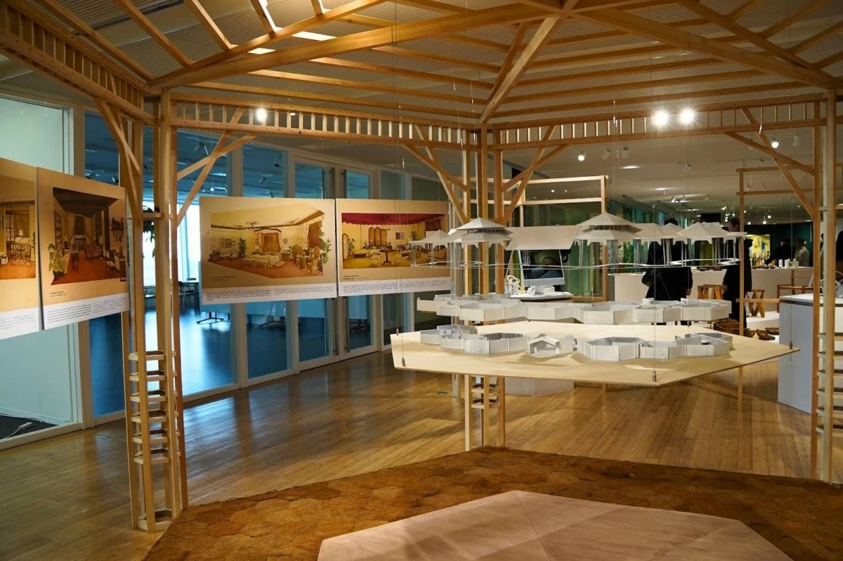 'The Philippine Coconut' exhibition’s pavilion in Tokyo, inspired by the Coconut Palace.