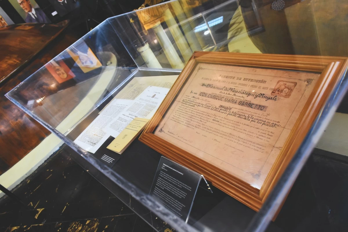 Perhaps, the most important artifact in the collection: the royal patent that gave Don Enrique Maria Barretto de Ycaza the exclusive rights to brew beer in Manila in 1890.