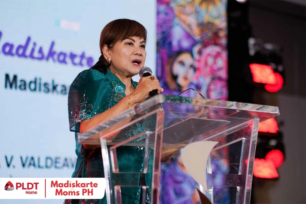 Ermelita Valdeavilla, chairperson of the Philippine Commission on Women, at the 2024 Gawad Madiskarte Awards Ceremony
