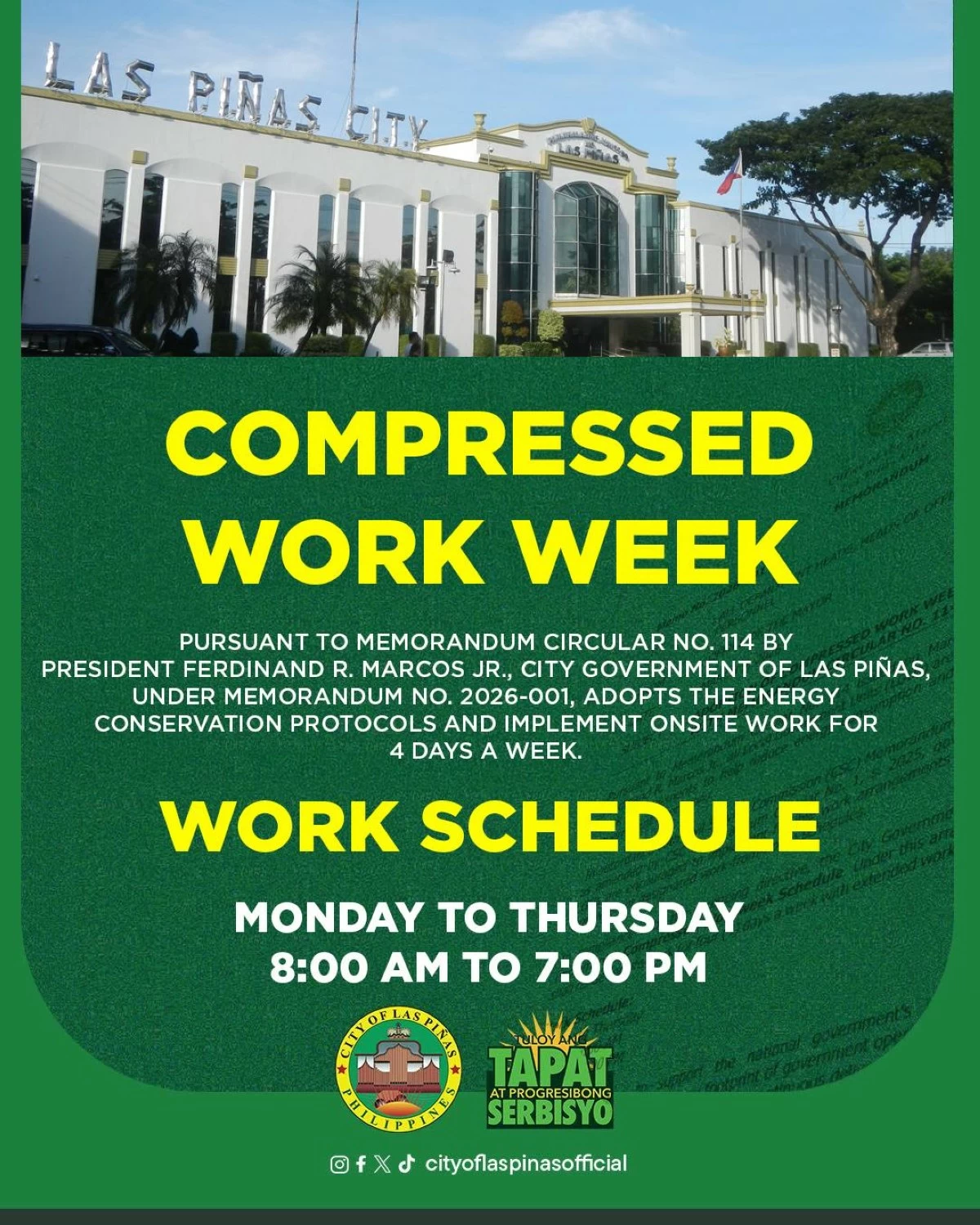 Photo from Las Pinas PIO