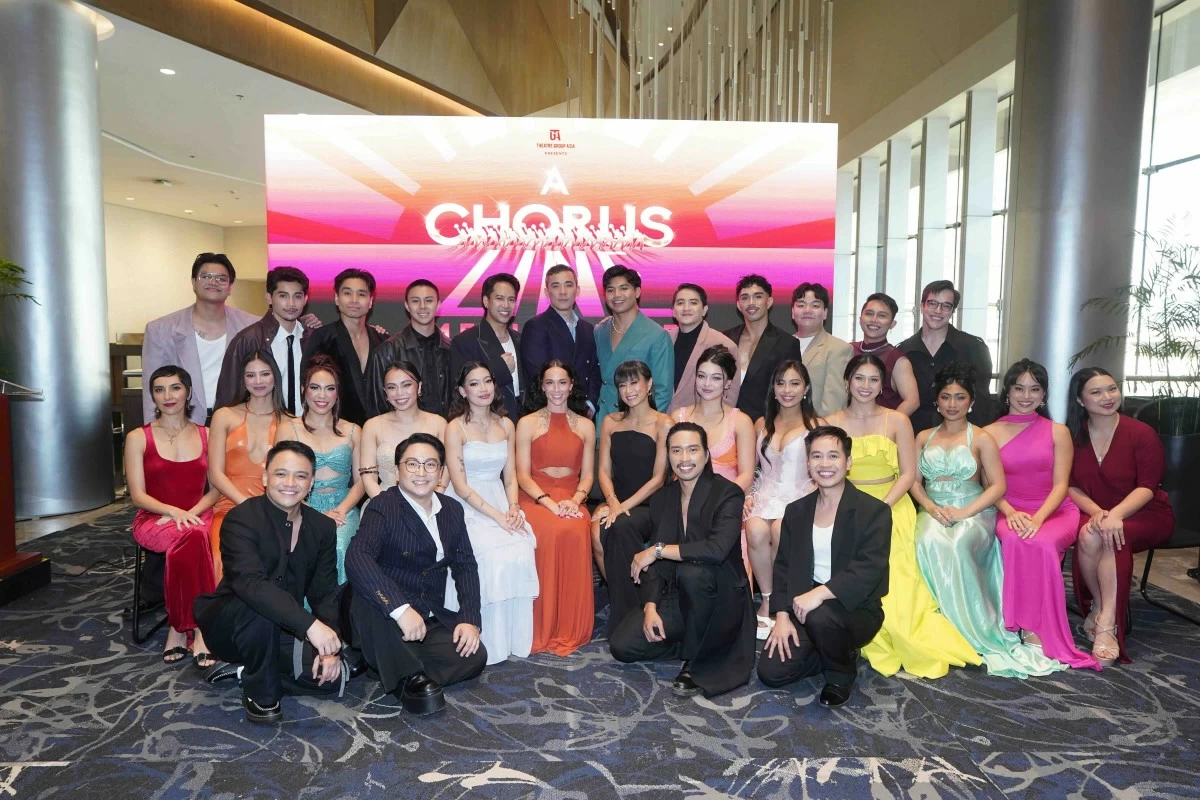 THE CAST

Standing: Julio Laforteza, Universe Ramos, Angelo Soriano, Ken San Jose, Jordan Andrews, Conrad Ricamora, Rapah Manalo, Stephen Viñas, Vince Denzel Sarra, Franco Joaquin Ramos, Lord Kristoffer Logmao, and Luca Olbes.

Sitting: Christina Glur, Michaela Marfori, Alyanna Wijangco, Mikaela Regis, Iya Villanueva, Lissa de Guzman, Karla Puno Garcia, Brie Chappell, Jessica Carmona, Sam Libao, Anyah Therese de Guzman, Anna Del Prado, and Paulina Luzuriaga.

Kneeling: Rofe Villarino, Jim Andrew Ferrer, Richardson Yadao, and Winchester Lopez.