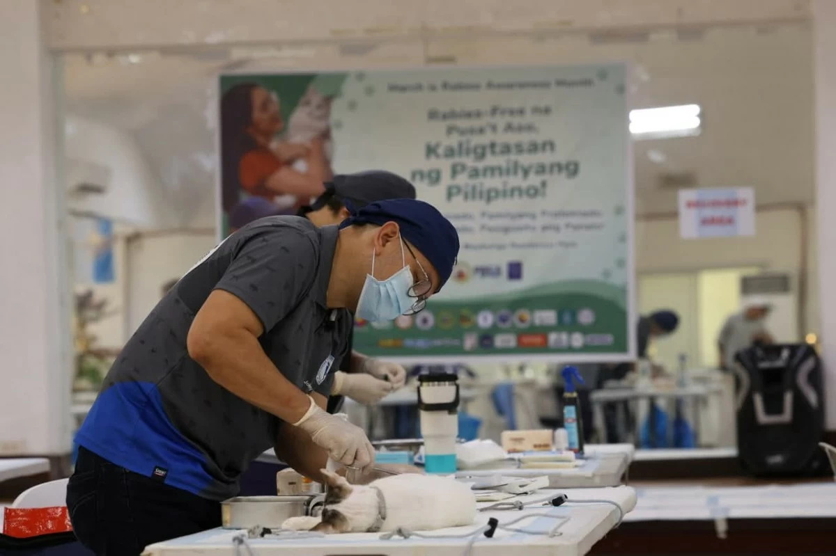 Pets receive various free veterinary services during the event. (Photos from Pasig PIO)