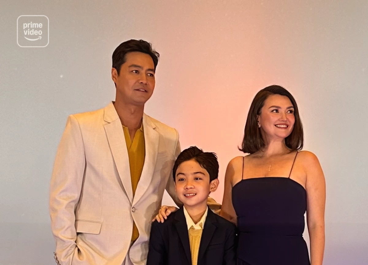Angelica Panganiban and Zanjoe Marudo with child star KD Omalin (Images courtesy of Prime Video)