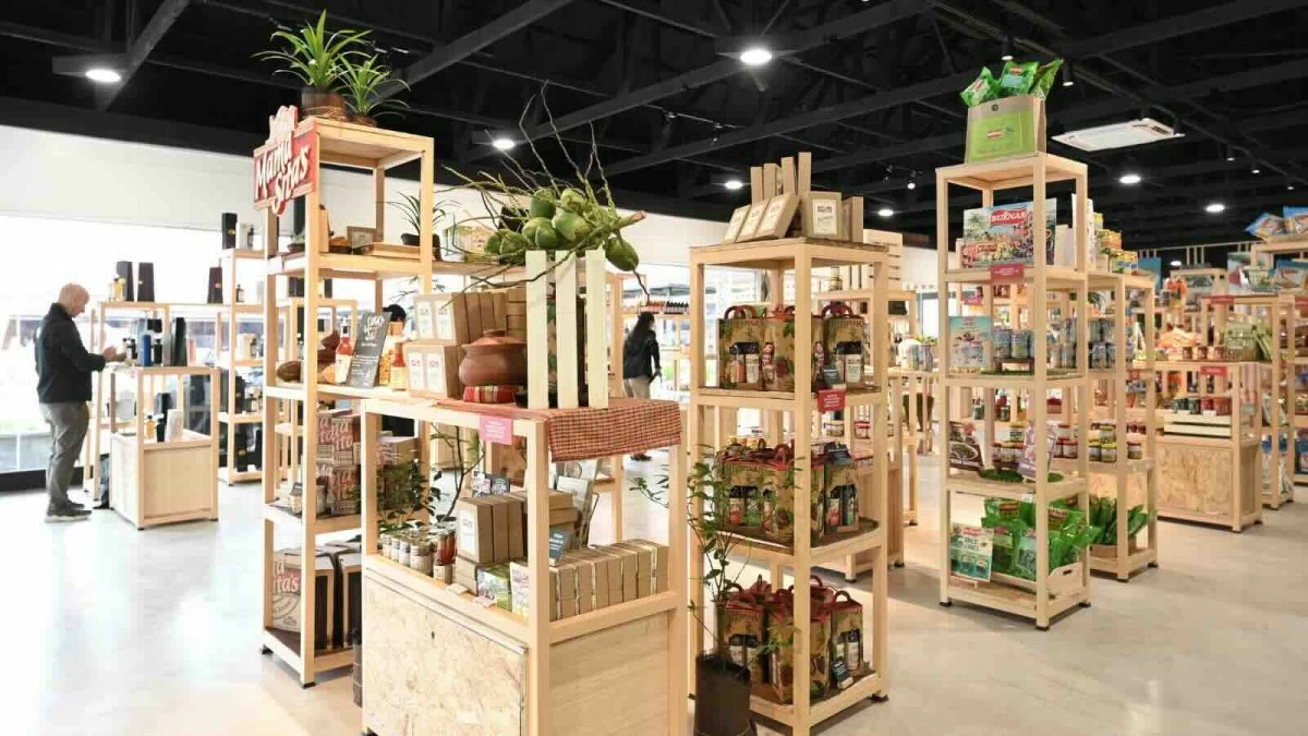 An array of curated food and beverages ranging from beloved Filipino snacks and delicacies to natural oils and supplements available at Gallery 6 of Likhang Filipino.