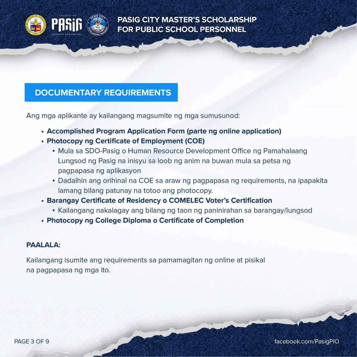 Photos from Pasig PIO