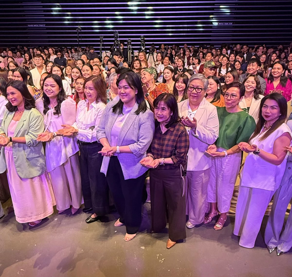 At the SM 2026 International Women’s Day Summit, led by Jessica Sy-Bell (2nd from left, front row), and Carinna Sy (4th from left, front row). To the right of Carinna is her mother. 