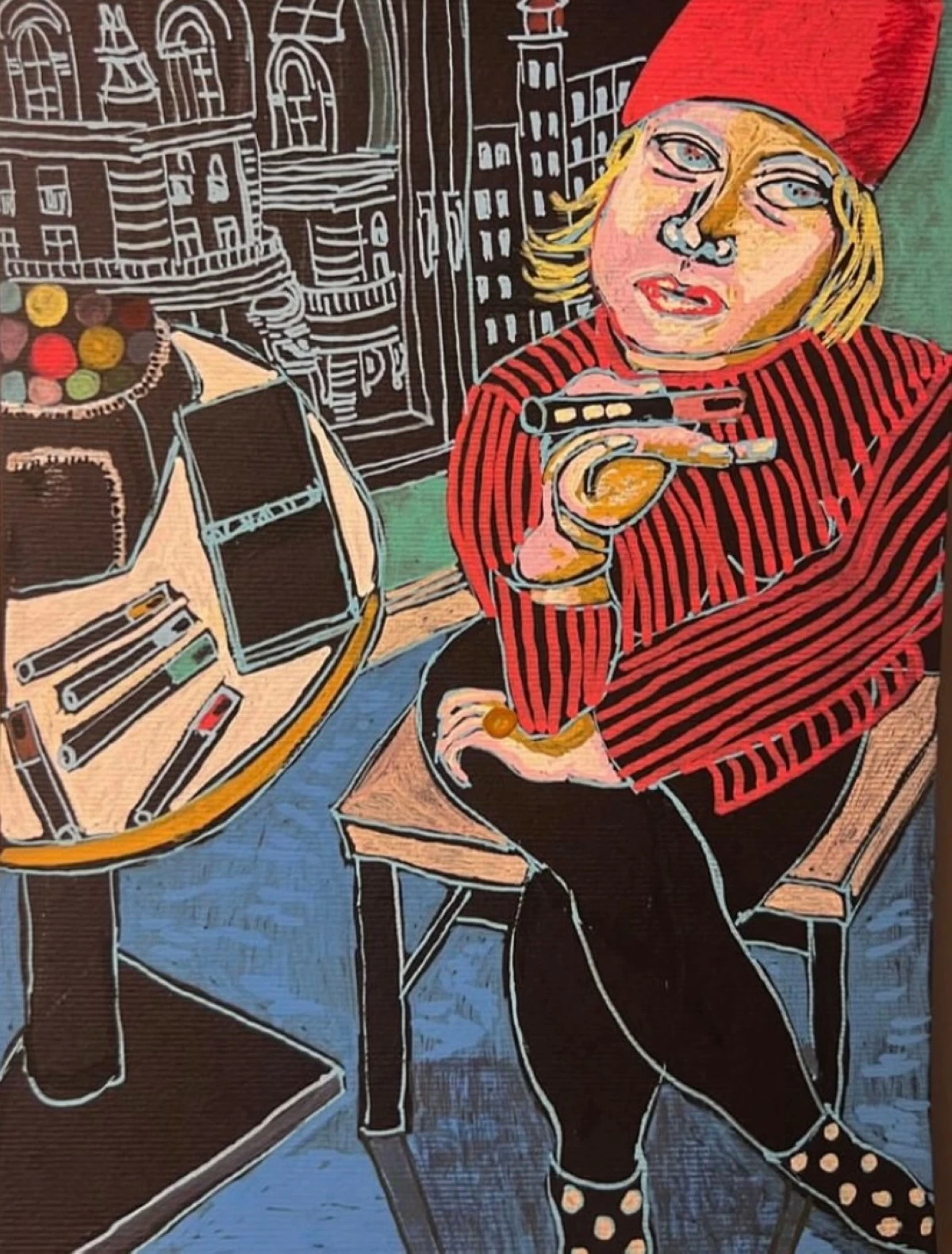 'SELF PORTRAIT IN ROOM 12'