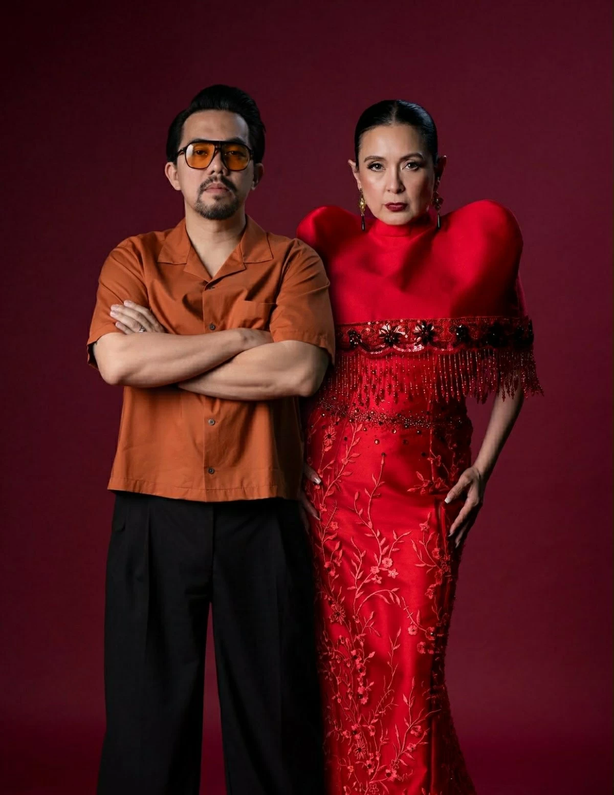 RDR Business Solutions Inc. founder Reymond delos Reyes and award-winning actress Jean Garcia.