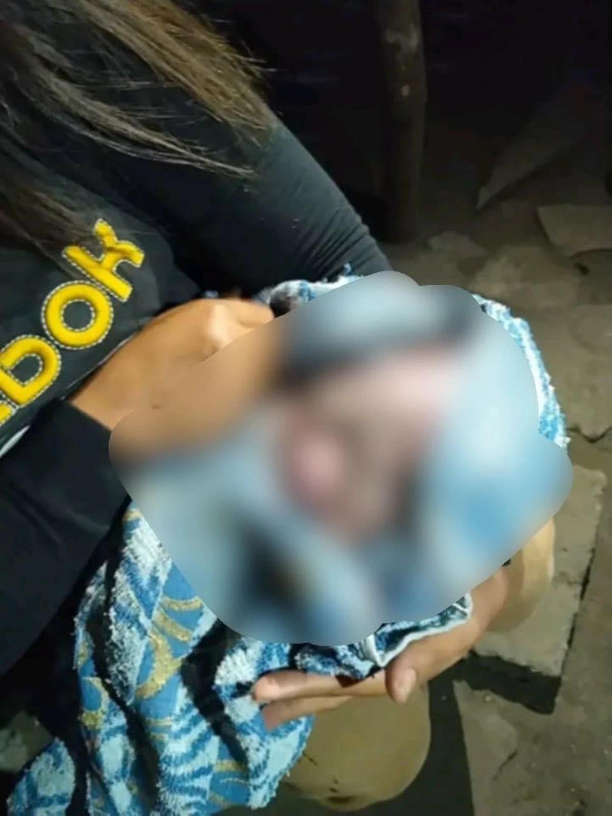 THE abandoned baby in Bacolod City. (Aksyon Radyo Bacolod)