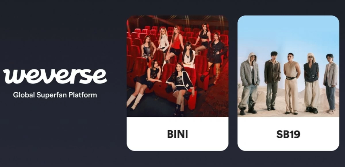 BINI and SB19 are the latest artists to join Weverse (Weverse) 