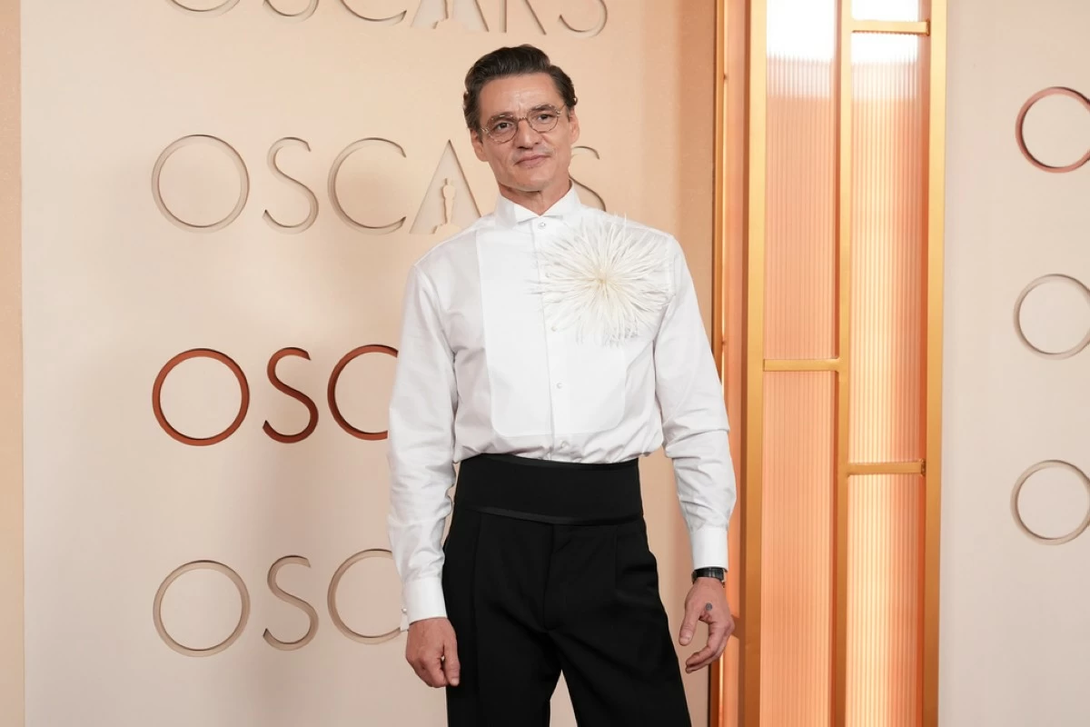 Pedro Pascal arrives at the Oscars on Sunday, March 15, 2026, at the Dolby Theatre in Los Angeles. (AP Photo/Gregory Bull)