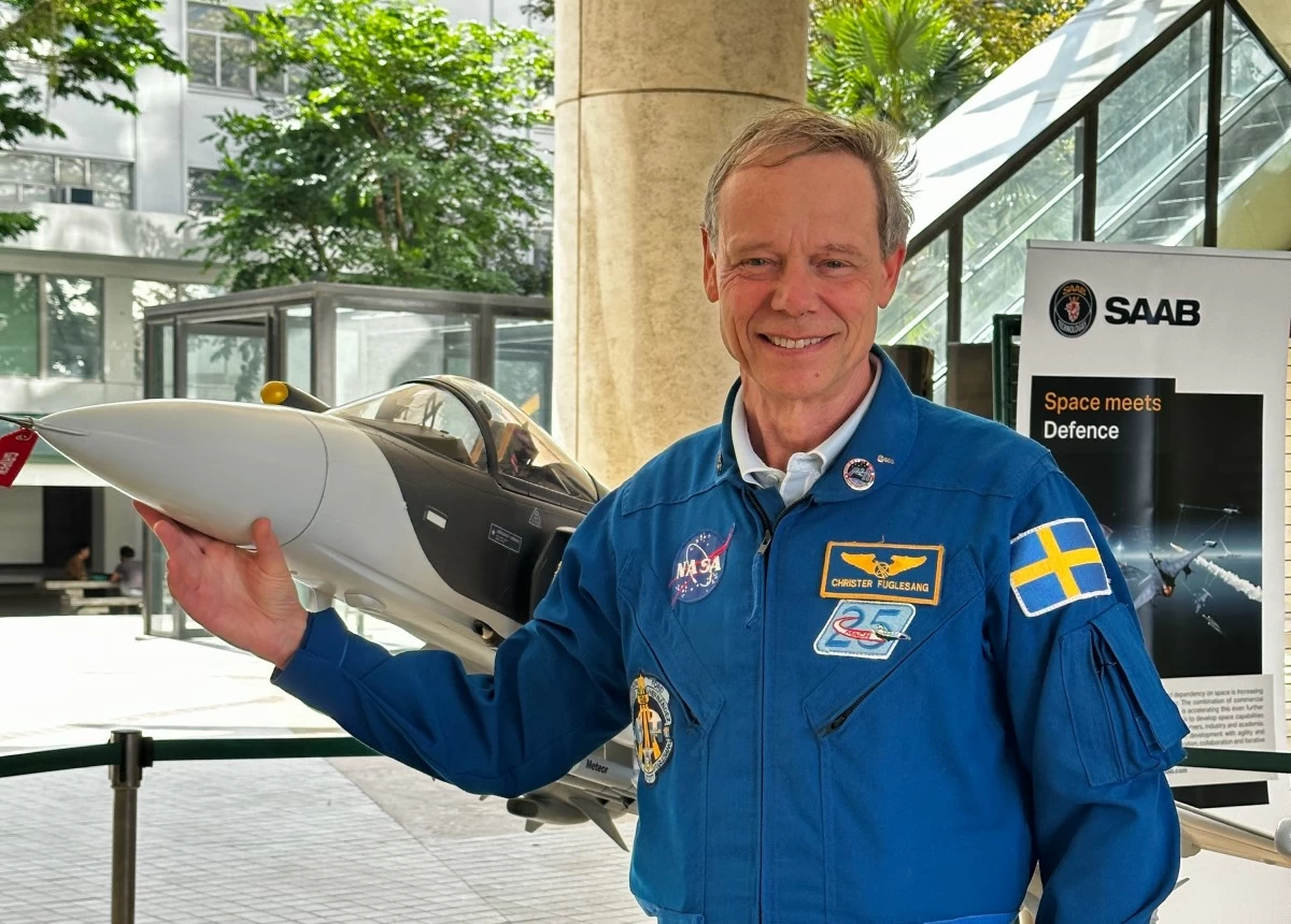 Dr. Christer Fuglesang, the first Swede to fly in space. He is also a professor at Sweden's Royal Institute of Technology (KTH) and a Strategic Planning and Development Analyst for Space Domain at major Swedish defense and security company Saab AB