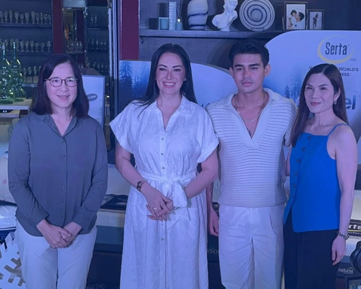 RGC Group of Companies managing director Peachy Medina, Ruffa Gutierrez, Iñigo Pascual, and RGC Group of Companies finance director Pinky Rosagas