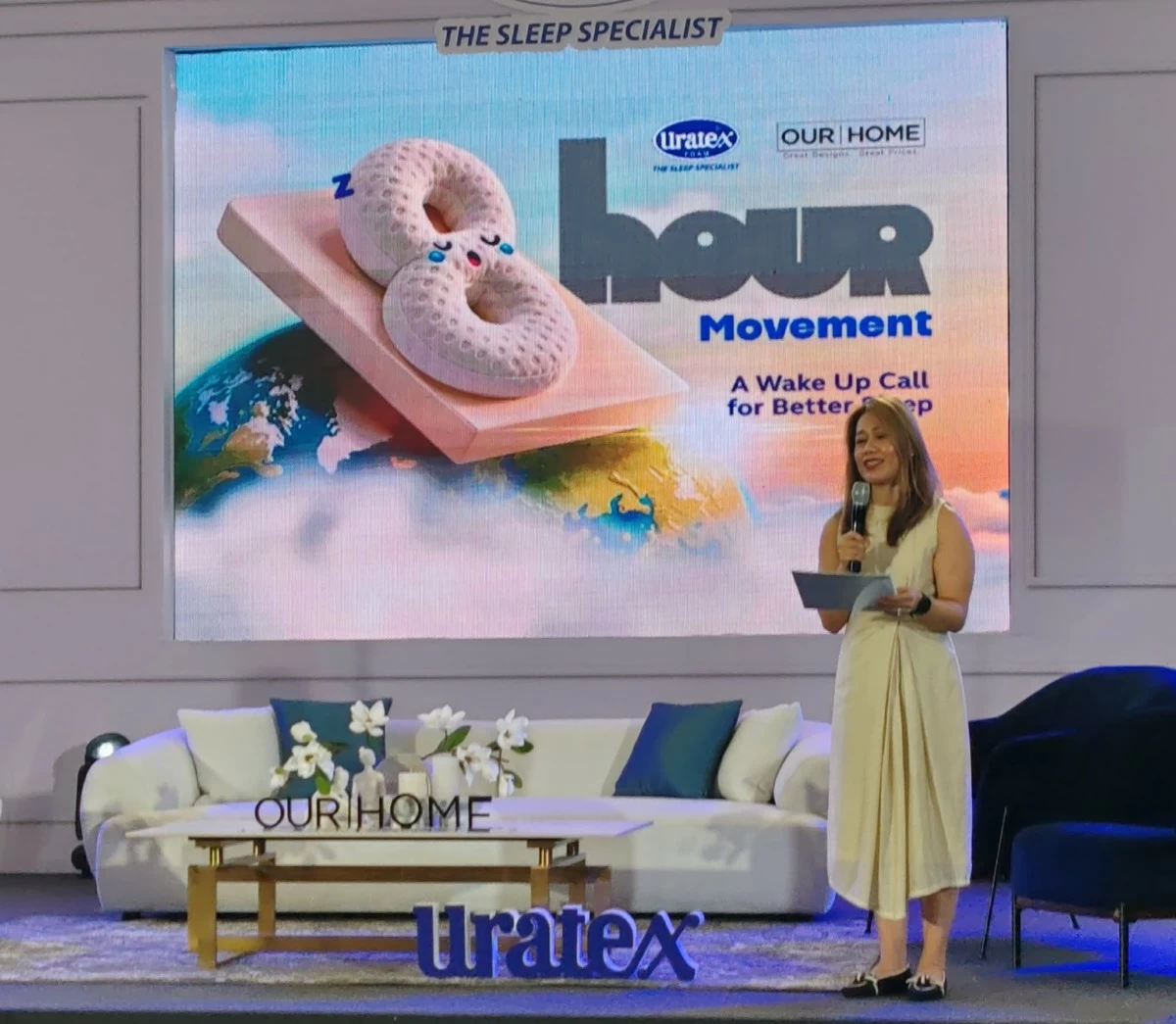 Glowie Robillo, Our Home senior assistant vice president for Marketing.