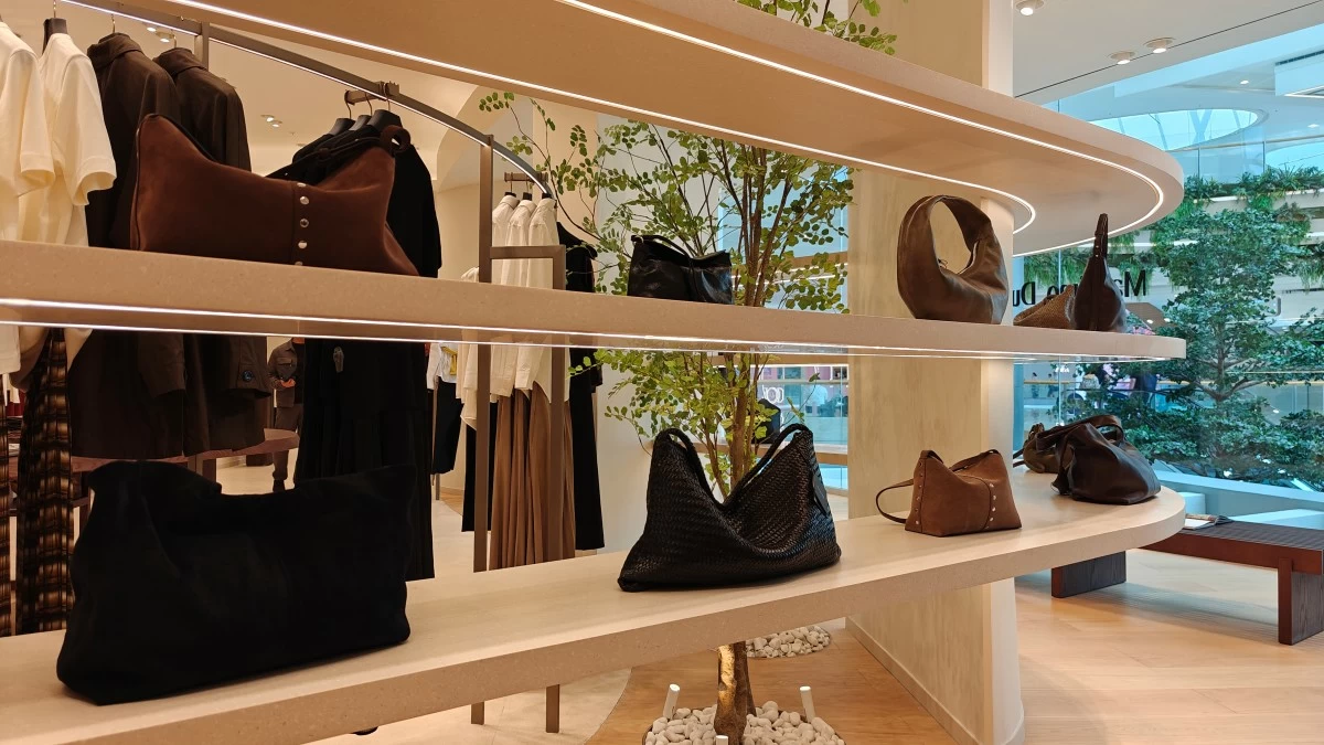 Inside Massimo Dutti's store at SM Mall of Asia