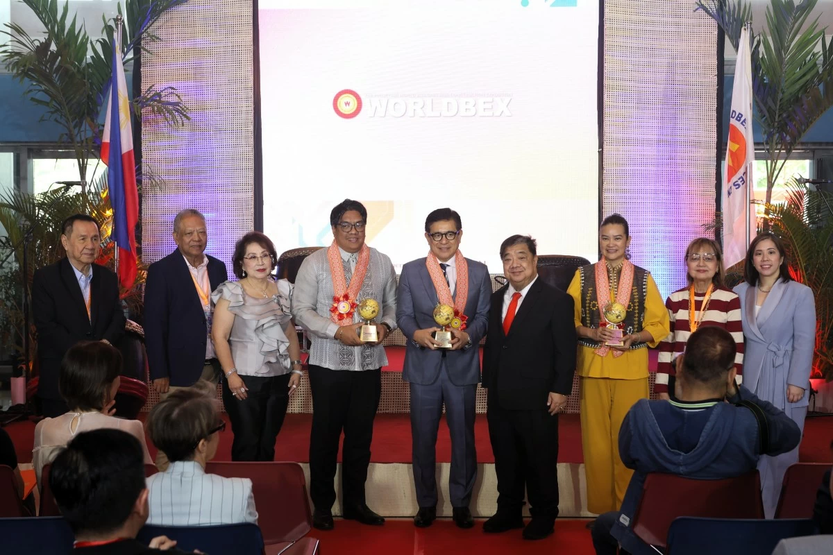 From left: Worldbex Services International (WSI) Director Rene Ramos, Architect Francisco Flameño, WSI Co-Founder Levi Ang, and Pasay City Chief of Staff Peter Pardo join Senior Deputy Speaker Ferdinand L. Hernandez, WSI Founding Chairman Joseph L. Ang, Department of Tourism Undersecretary Myra Paz Valderrosa Abubakar, WSI Director Tessie Roque, and WSI Managing Director Jill Aithnie Ang for the official ribbon-cutting ceremony marking the opening of the 29th Philippine World Building and Construction Exposition at the World Trade Center Metro Manila on March 11, 2026. The four-day event serves as the country’s premier platform for showcasing infrastructure innovation and sustainable design.