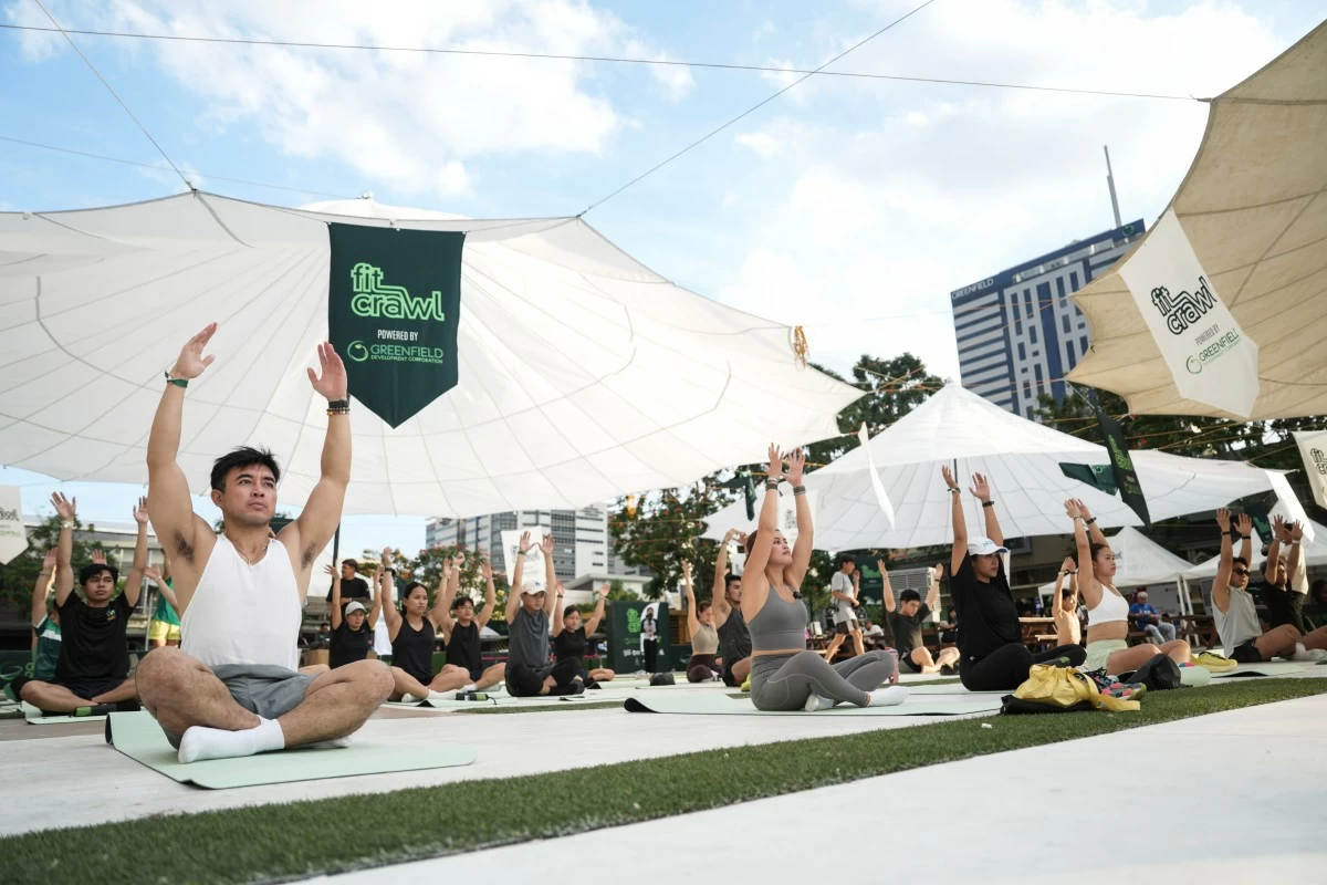 Yoga session at Central Park