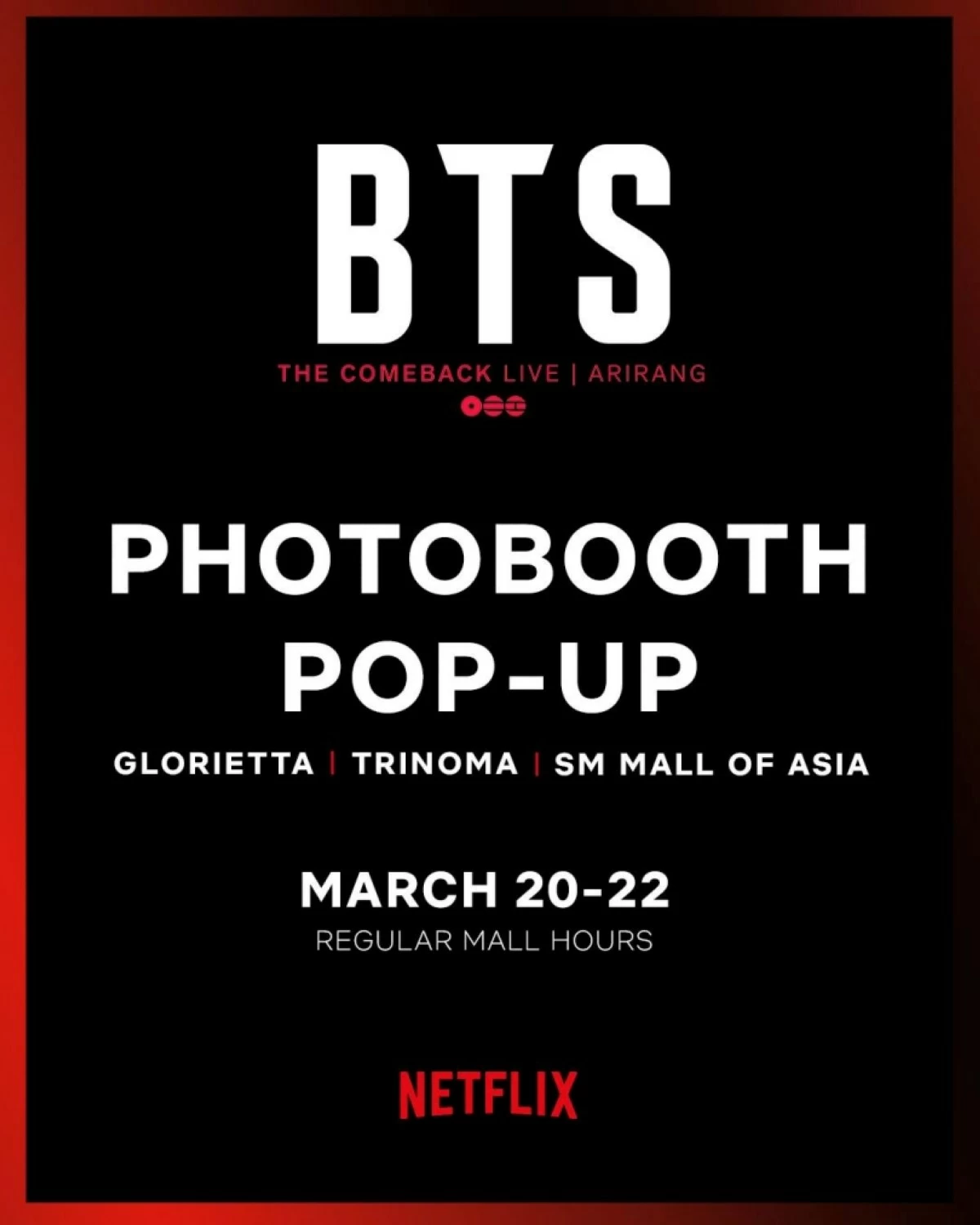 The BTS Photobooth Pop-up (Netflix) 