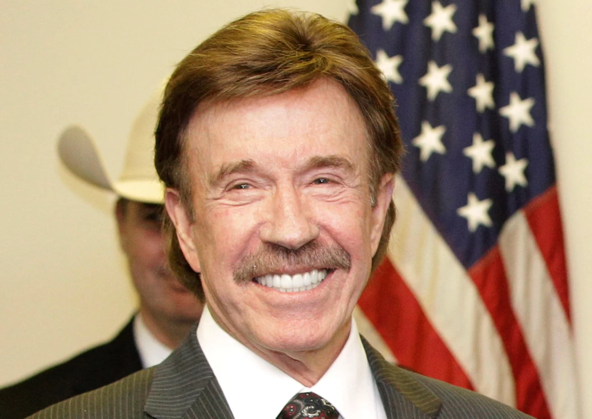 Chuck Norris in Garland, Texas, on Dec. 2, 2010. (AP Photo/Tony Gutierrez, file)