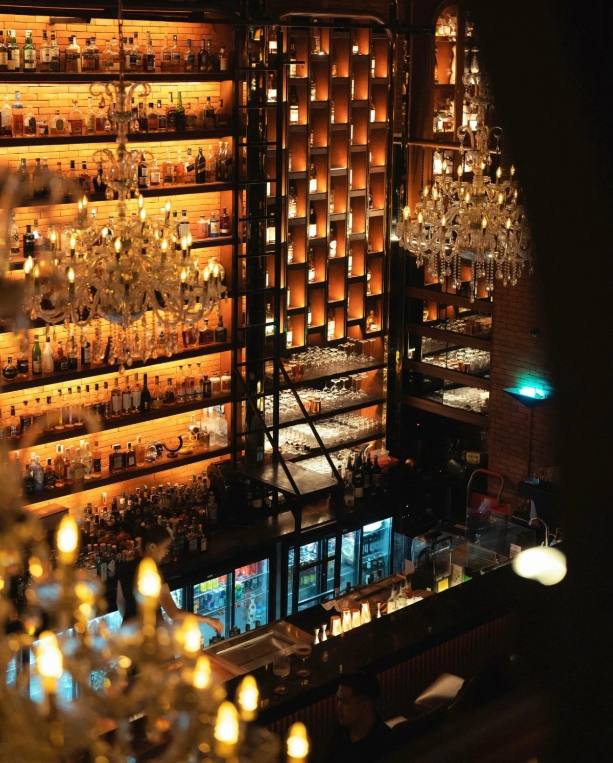 The interiors of The Whisky Library at Newport World Resorts