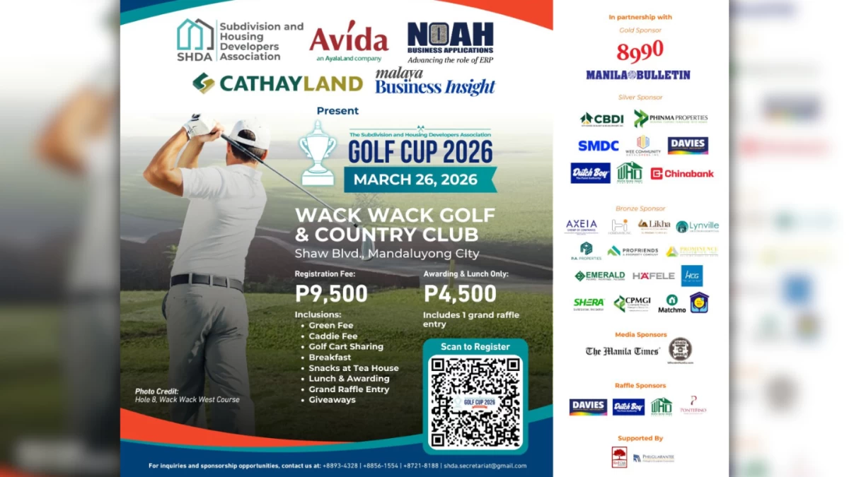 SHDA to host 4th Annual Golf Cup at Wack Wack as housing leaders seek synergy