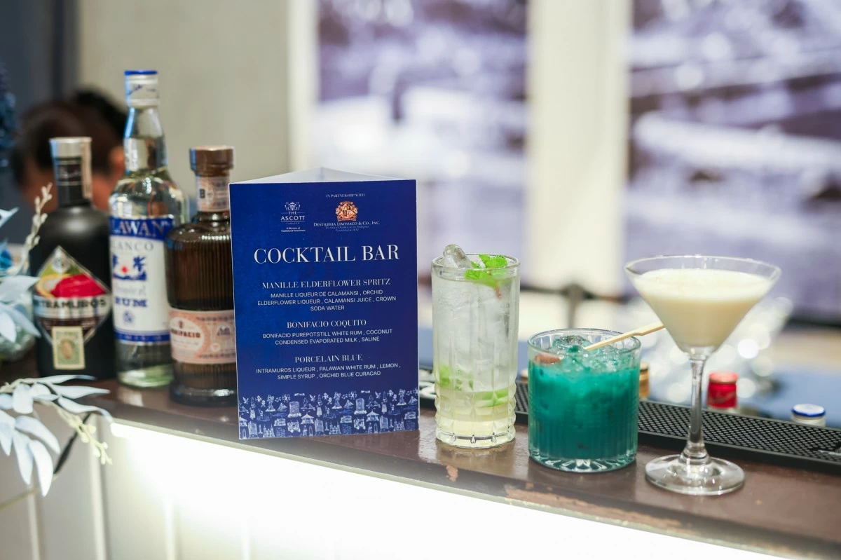 Cocktails co-created by Ascott BGC mixologists with Destileria Limtuaco bar masters