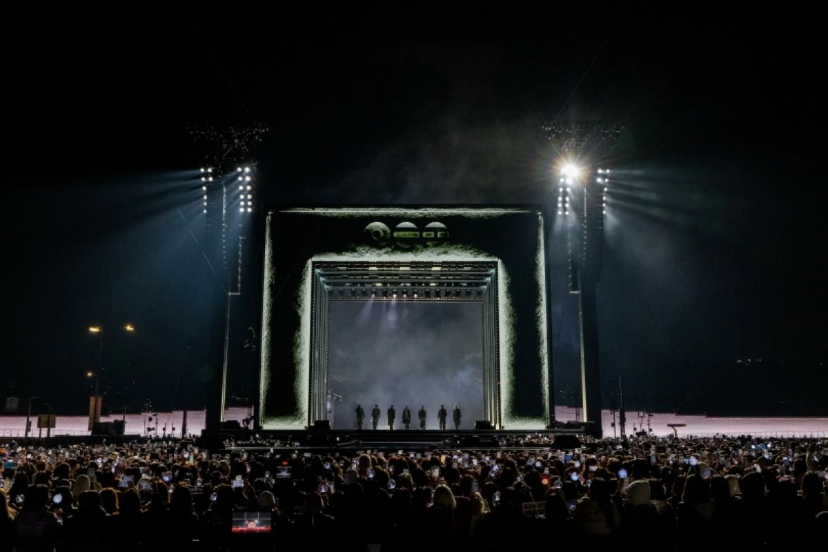 The  “BTS The Comeback Live: Arirang” (Photo courtesy of Bighit Music, Netflix)