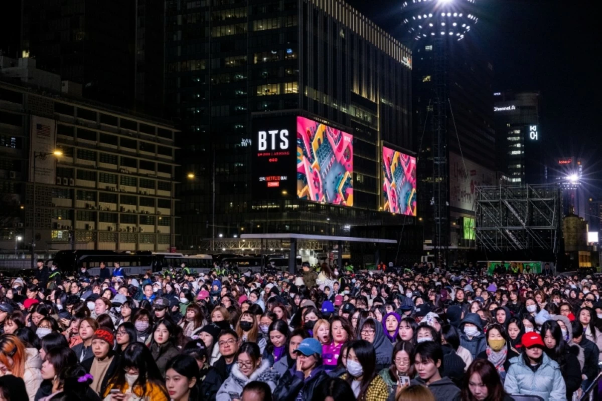 The  “BTS The Comeback Live: Arirang” (Photo courtesy of Bighit Music, Netflix)