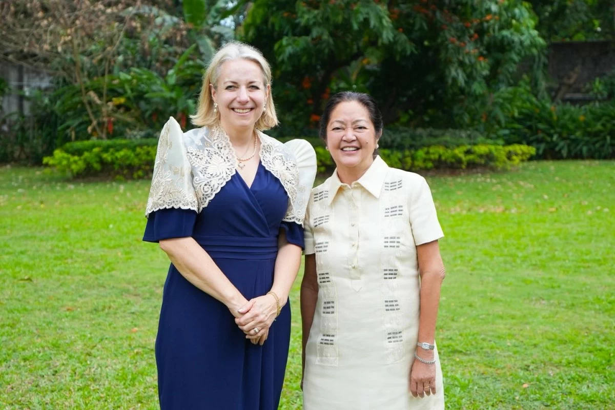 British Ambassador to the Philippines Sarah Hulton and First Lady Liza Araneta Marcos