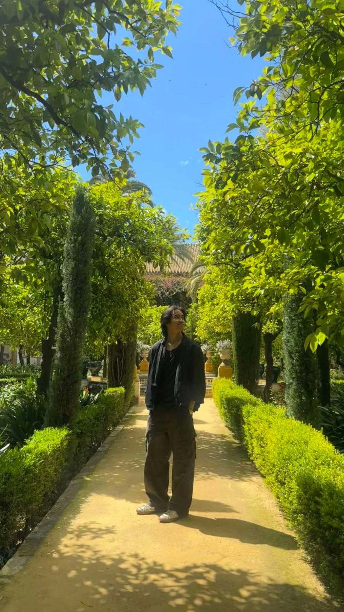 OFF CAMPUS The author exploring Madrid