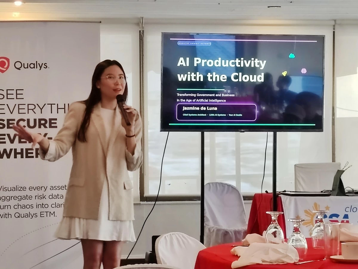 Jazmine de Luna, chief systems architect at LUNA AI Systems.