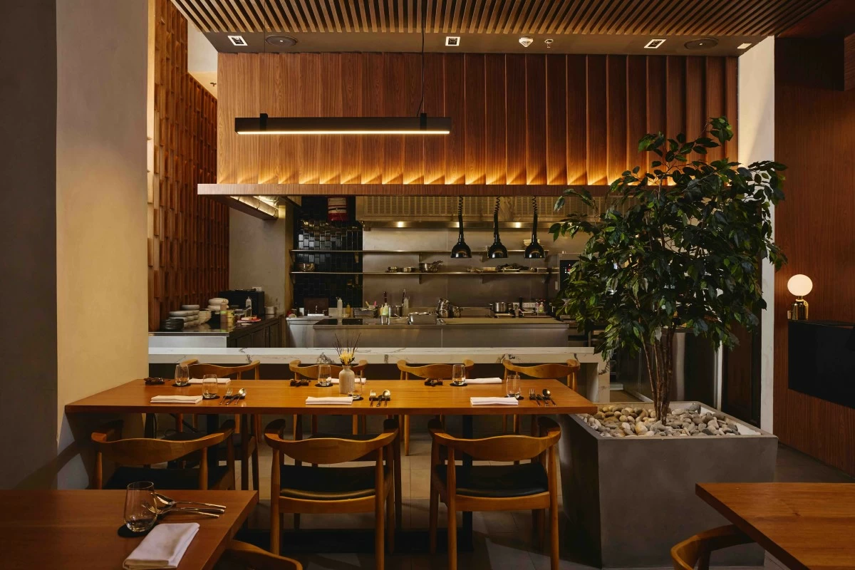 HIDDEN SPACE The interiors of Tandem in Greenbelt Hamilton, an understated space tucked along the ground floor in Legazpi Village