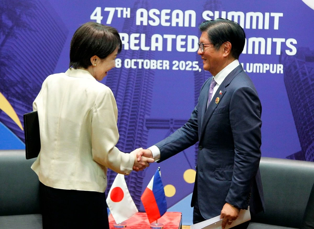 President Ferdinand R. Marcos Jr. and Japan Prime Minister Sanae Takaichi hold a bilateral meeting on the sidelines of the 47th ASEAN Summit and Related Meetings in Kuala Lumpur, Malaysia, on Oct. 26, 2025. (File photo/Mark Balmores/MANILA BULLETIN)