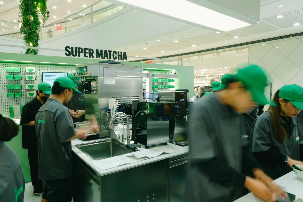 Super Matcha Seoul's store at SM Megamall
