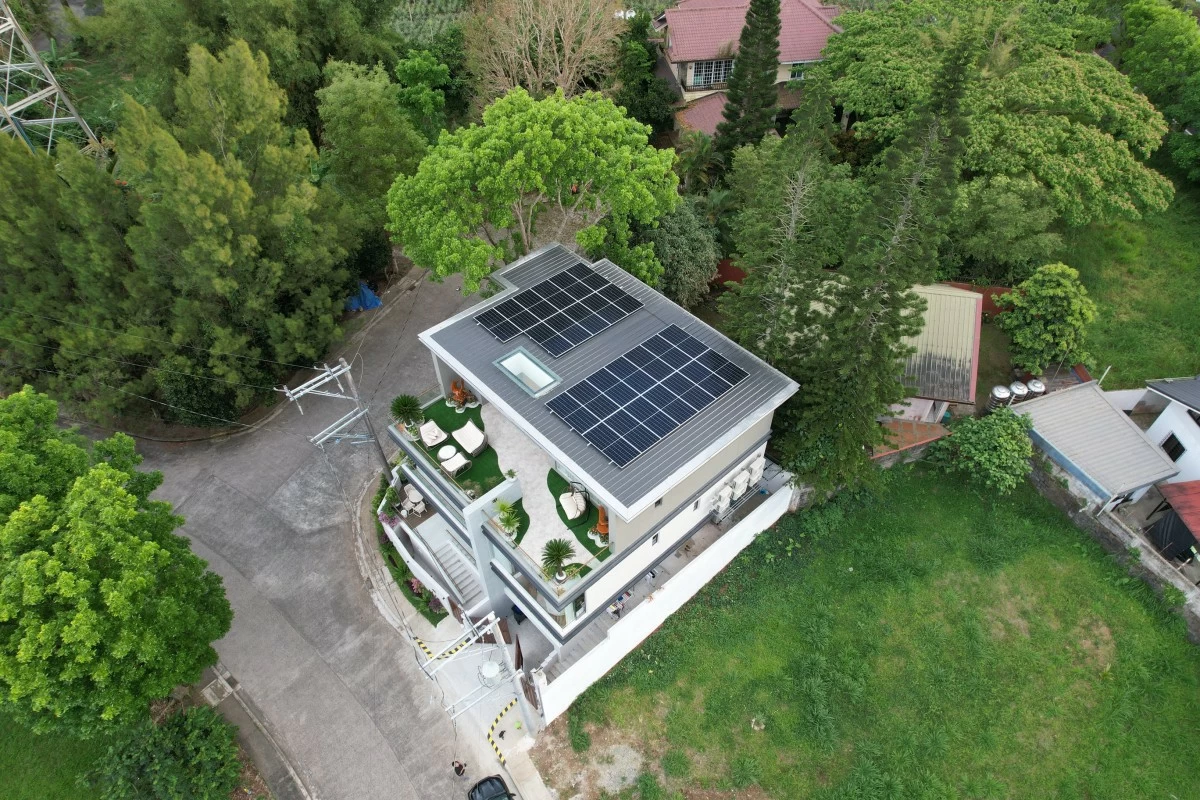 Installations such as this 15-kWp solar PV system in Tagaytay City, Cavite (pictured) enable homeowners to harness power from the sun and save an average of 30-50% a month on their electricity bill.