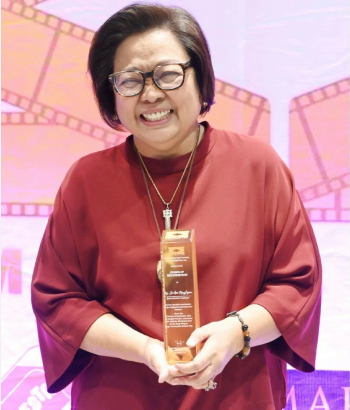 Entertainment journalist Jo-Ann Maglipon 